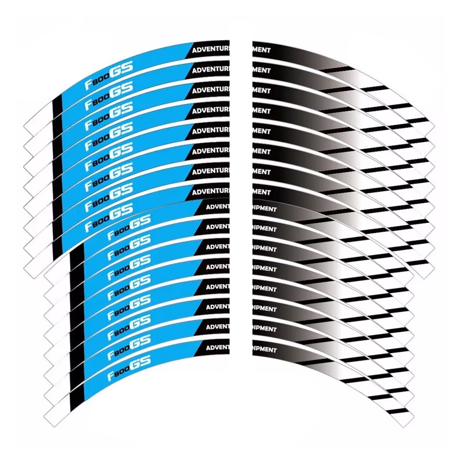 Reflective Sticker for F800GS 21″17″ Motorcycle Wheel Stickers Reflective Hub Accessories Decals Rim Stripes Tape Waterproof