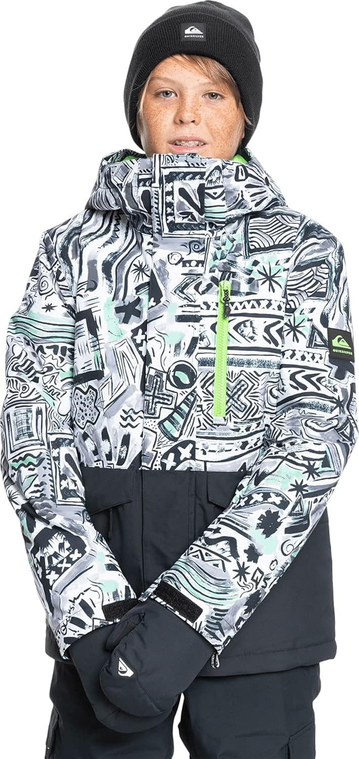 Quiksilver Mission Printed Block Kids Jacket : Clothing, Shoes & Jewelry