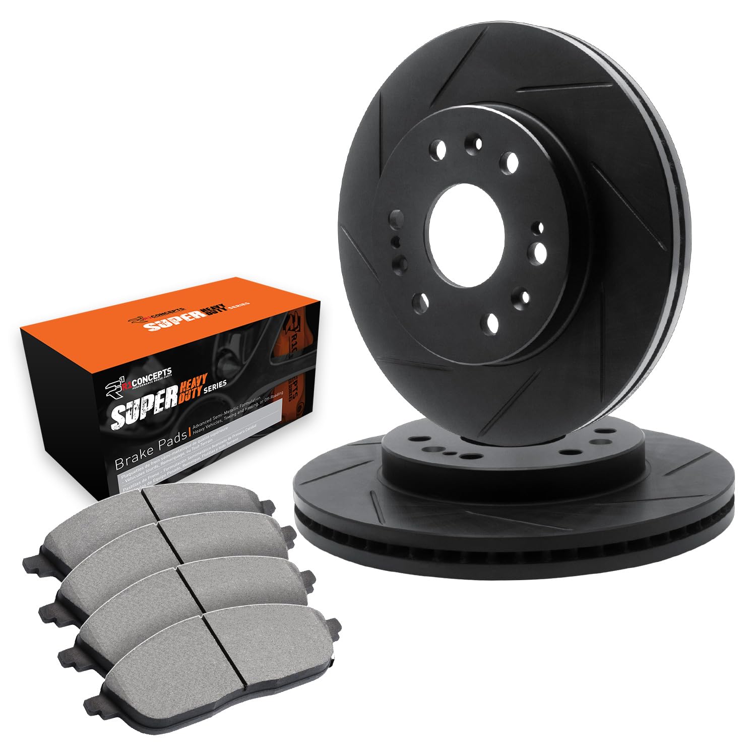 R1 Concepts Front Brake Rotor Kit |Brake Rotors| Brake Disc Drilled And Slotted Whpn1 80016 - View #7