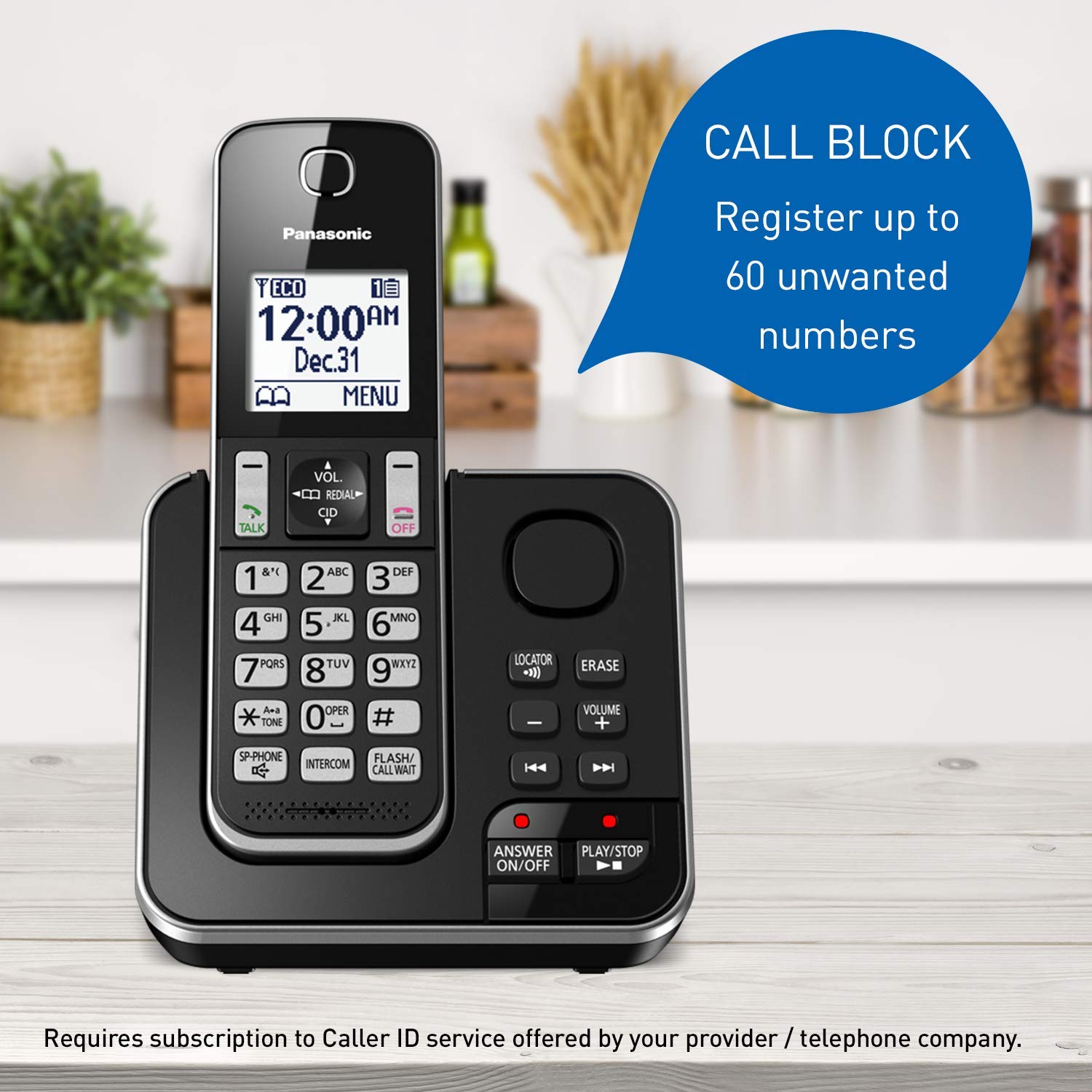 Panasonic kxtgd392b dect 6.0 expandable digital Jamaica | Ubuy