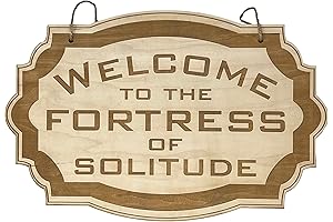 Doors Plushie Sign - Custom Welcome to the Fortress of Solitude