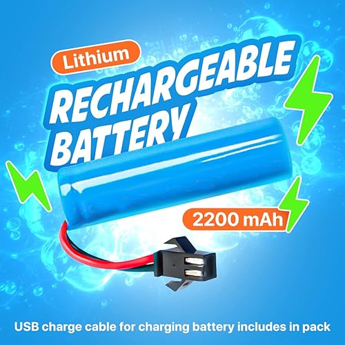 Miniatura 6 de Bubble Machine Blaster - Blue Bubble Gun for Kids, Adults, Automatic Bubble Machine Gun with 69 Holes, LED Lights, 5000 Bubbles per Minute, Funny