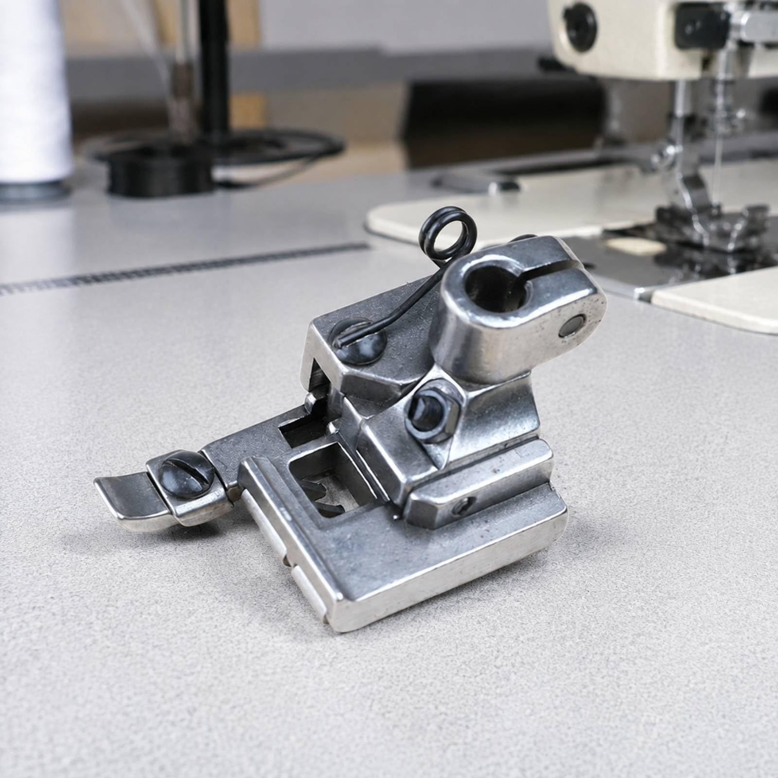 Pie Máquina Coser Prensalas Industrial con Vástago Montaje Resisn para Costureros Industriales, Estilo C
