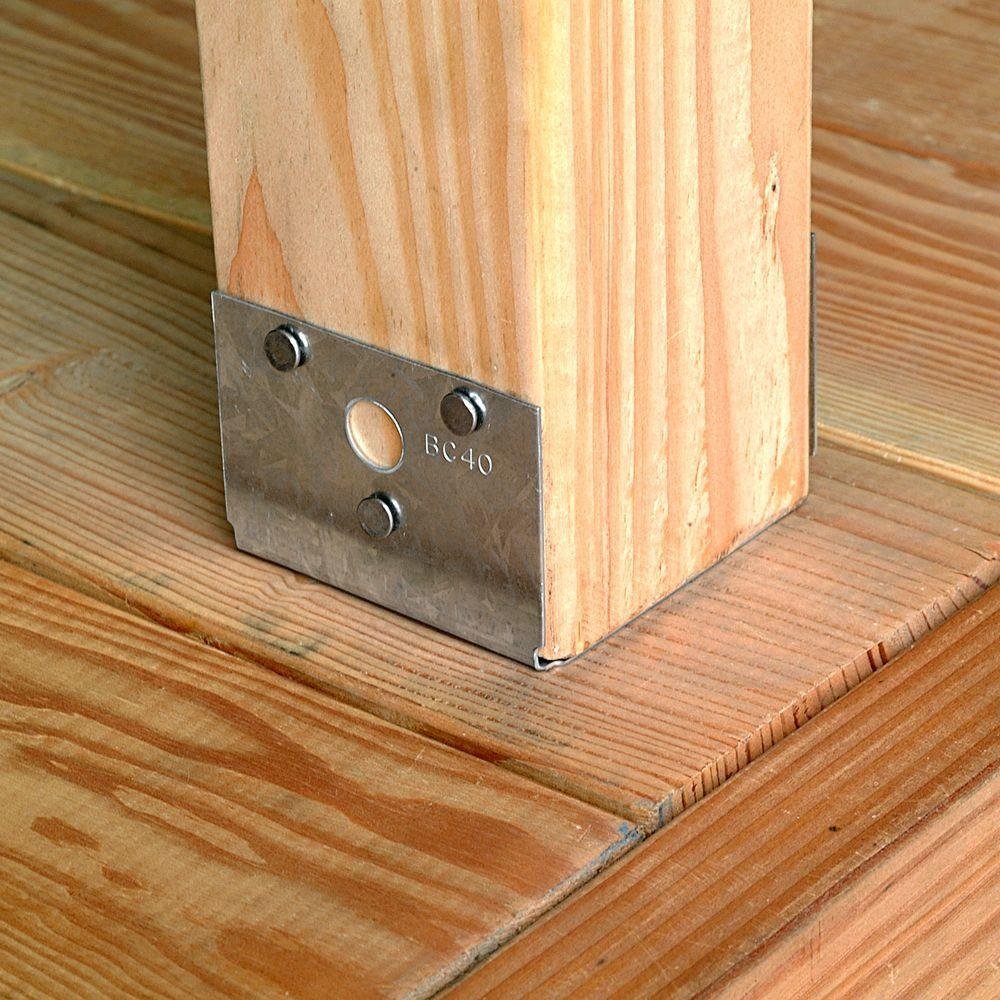 Simpson BC40Z 4x4 Dual Purpose Post Cap Base - Quantity 25