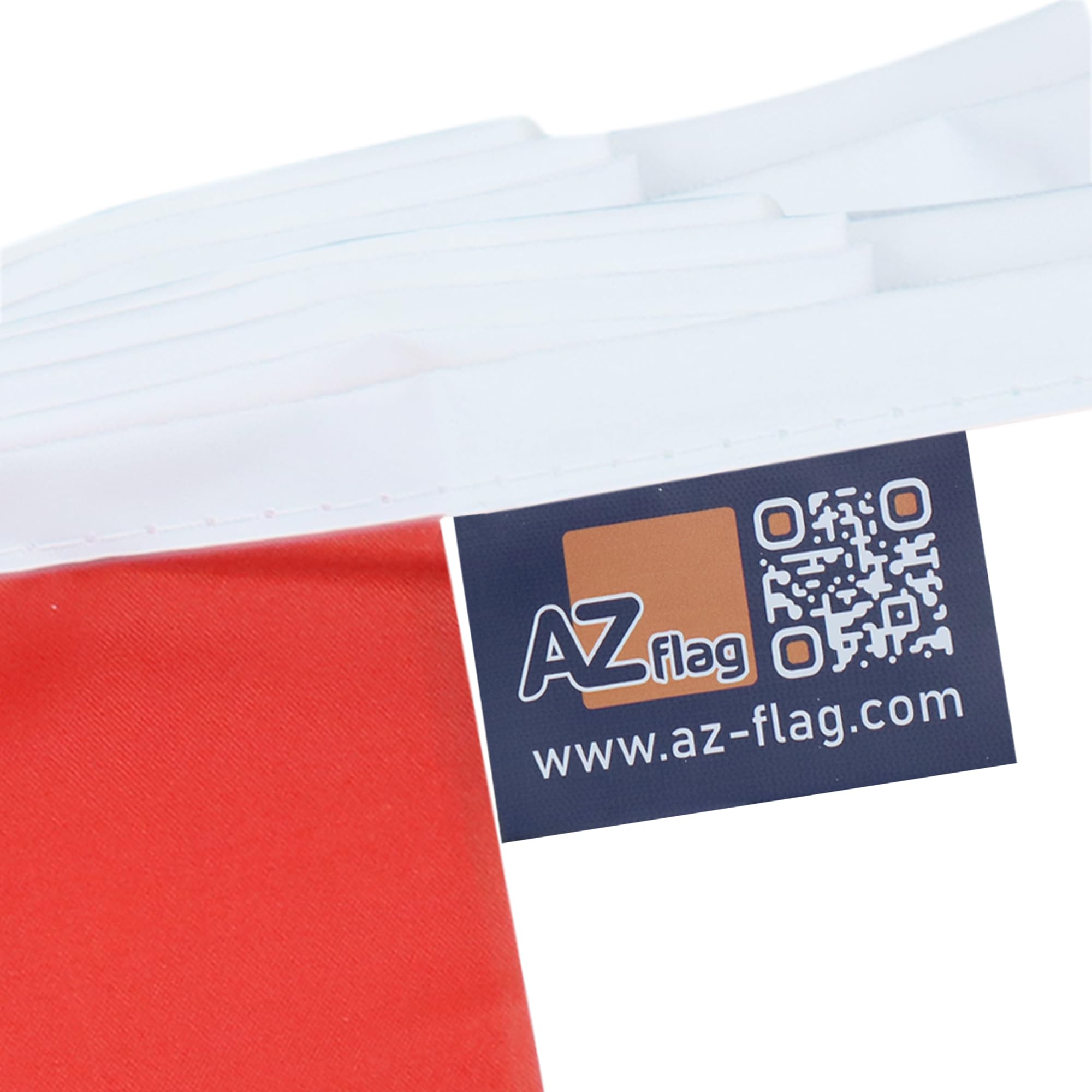 AZ FLAG Albania Bunting Flag, 20 Ft Garland with 20 Small Albanian Flags 8'' x 6'', 100% Polyester String Pennant, 6 meters — view 3