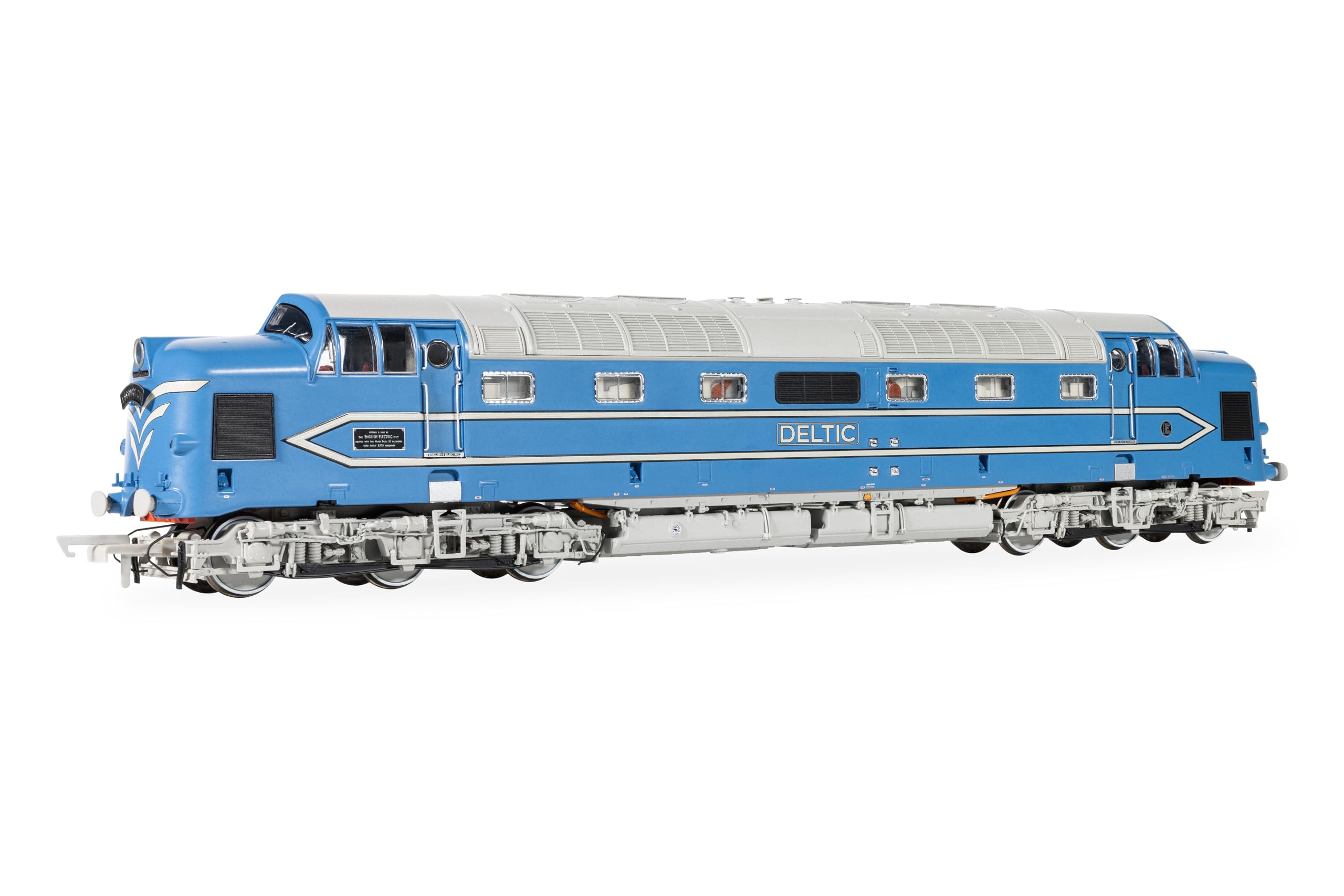 Hornby R30420 Dublo DP1 Deltic NRM, lokomotywa spalinowa, model kolejki w skali OO, gotowy do DCC, odlew ciśnieniowy, 14 lat+