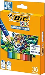 BIC, Lápis de Cor Premium, BIC KIDs, 36 cores