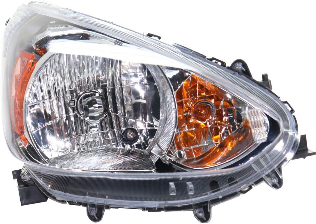 CarLights360: For 2014 15 16 17 2018 Mitsubishi Mirage Headlight Assembly Passenger Side w/Bulbs DOT Certified For MI2503164