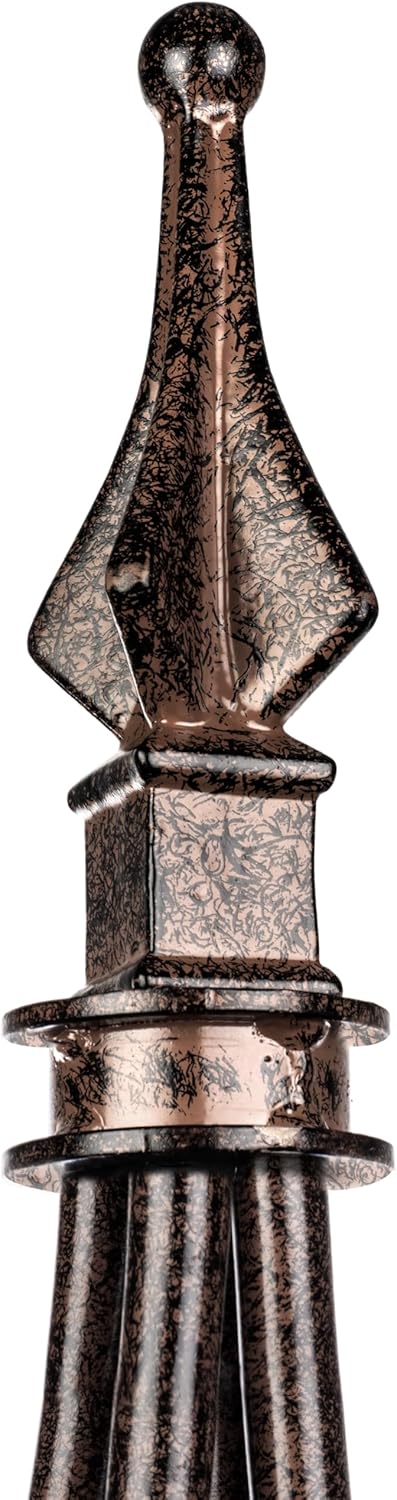 H Potter 72-Inch Metal Garden Obelisk Trellis | Heavy-Duty Iron Vertical Planter Support | Handcrafted Architectural Yard Art for Climbing Roses & Clematis - Model GAR677