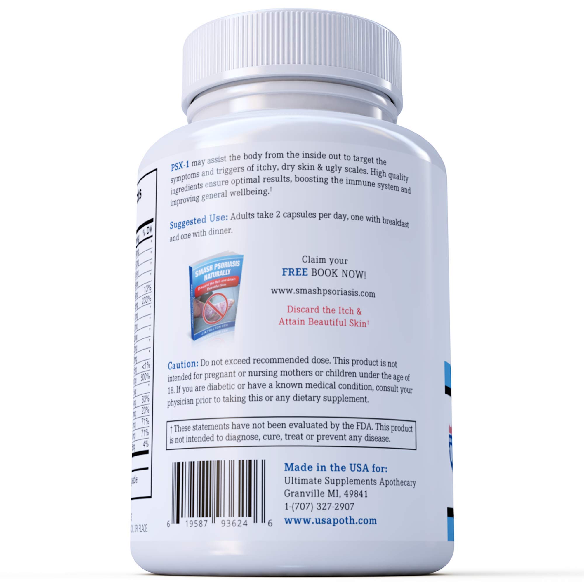 Ultimate Supplements Apothecary PSX1, Advanced Skin Support Formula