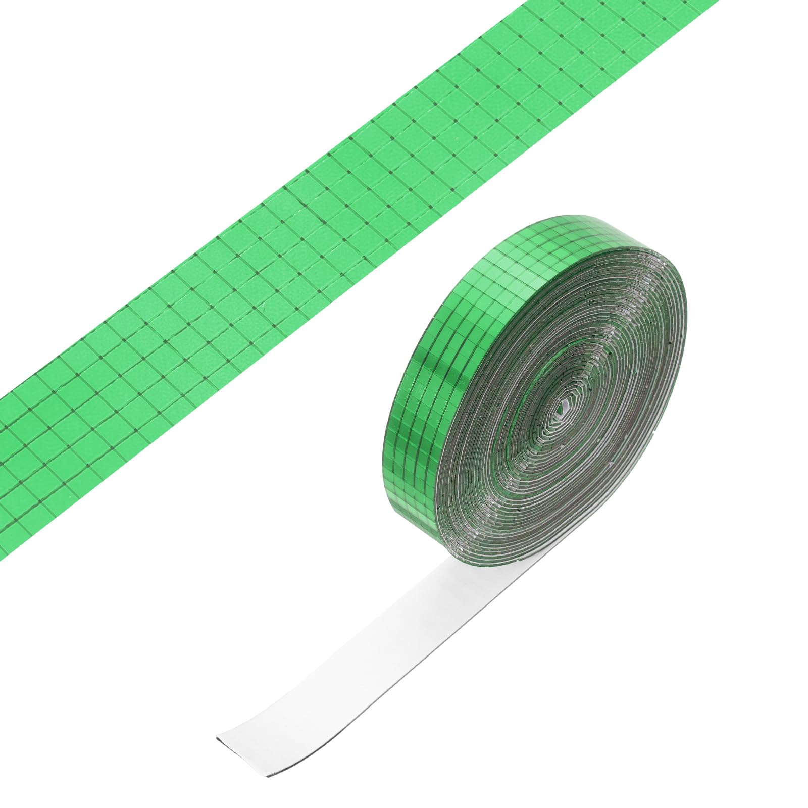 PATIKIL 5x5mm Self Adhesive Mirrors Mosaic Tiles 8000pcs Green