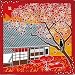 Furoshiki Small-size Japanese Wrapping Cloth Traveling-cat Cat Autumn Leaves Momiji November