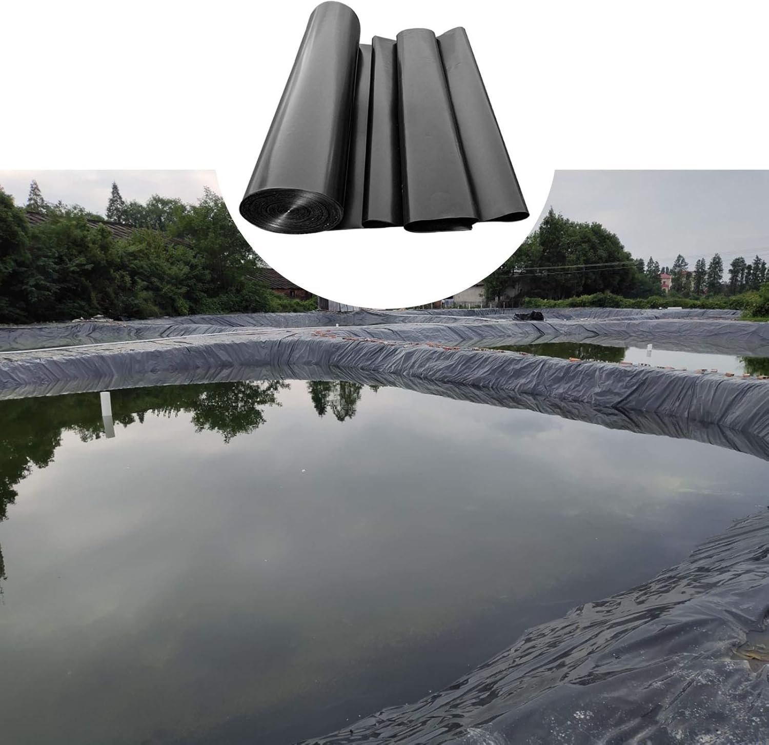 HDPE Rubber Pond Liner for Ponds, Waterfall and Water Features