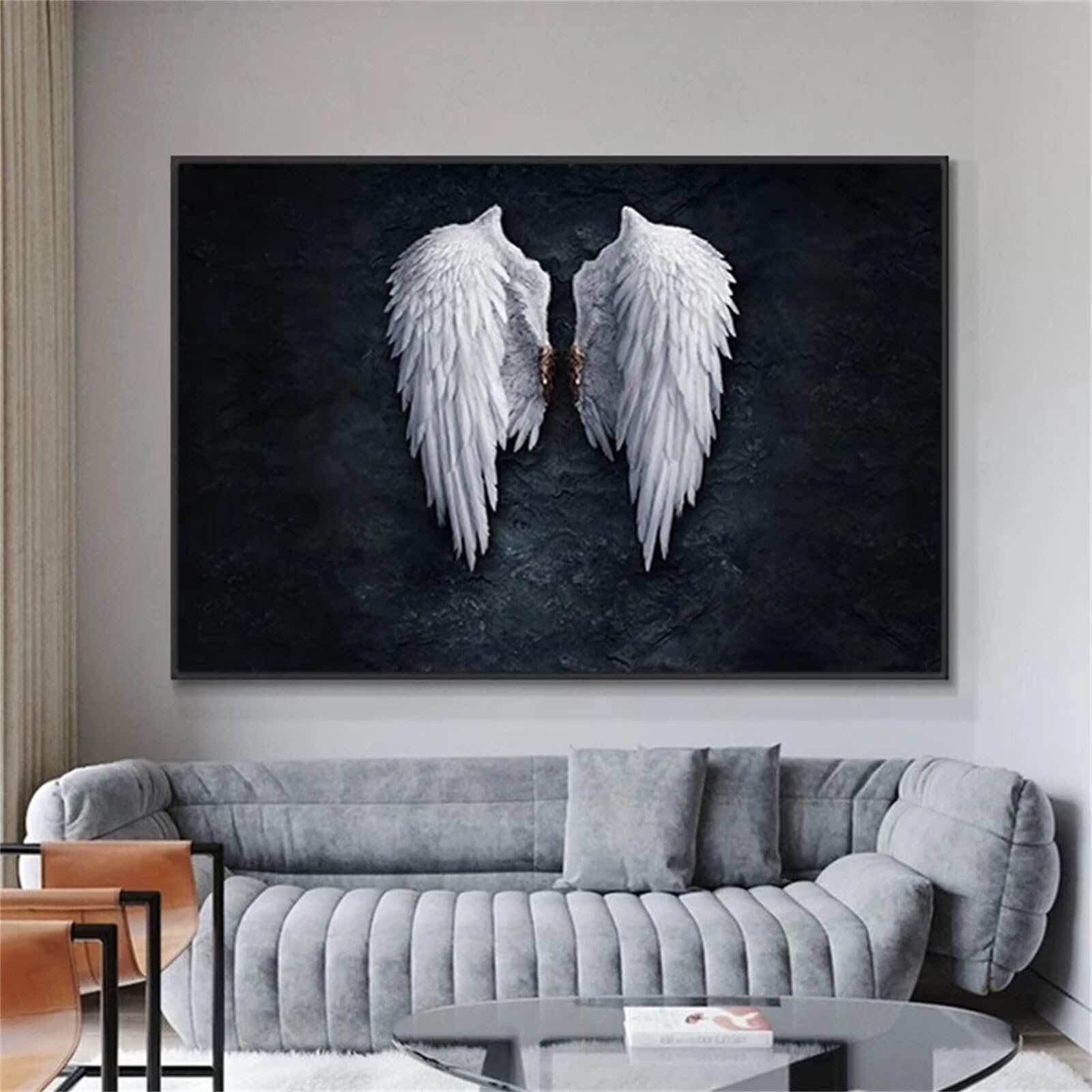 Senyanr Alas Angel Cuadro en Lienzo 40x60cm Cuadros Decoracion Salon Modernos Cuadro Lienzo Decorativos Impresión en lienzo para Salón Dormitorio Comedor Oficina