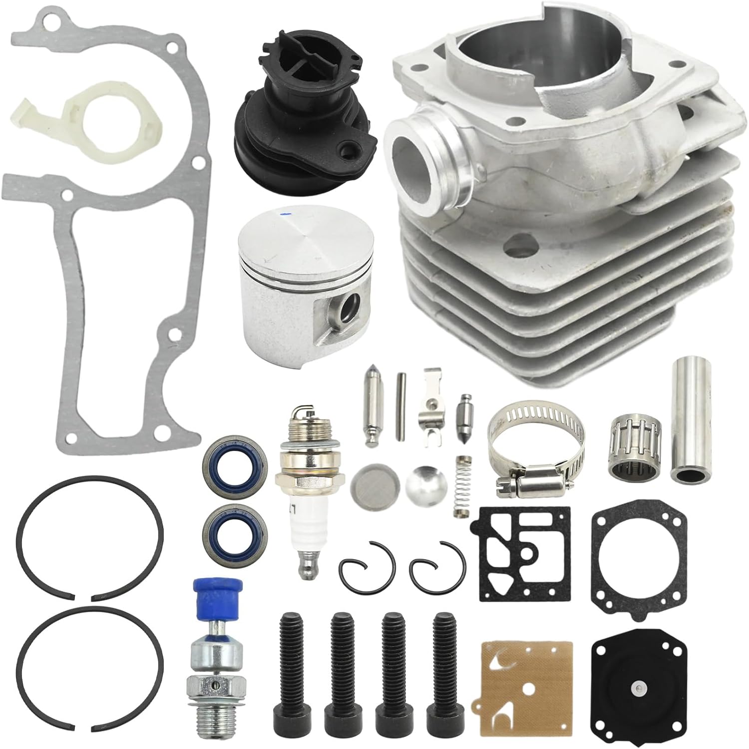 503939372 52mm Cylinder Piston Gaskets Kit, Replacement for Husqvarna 362 365 371 372 372XP 375K Chainsaw, Replaces 503 93 93 72