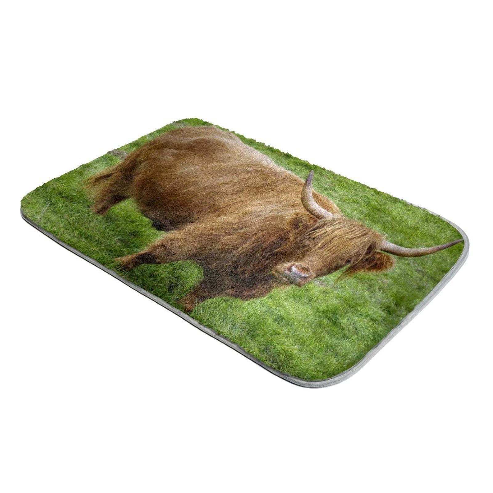 Tapis poils longs ultra doux fausse fourrure effet vache bovin
