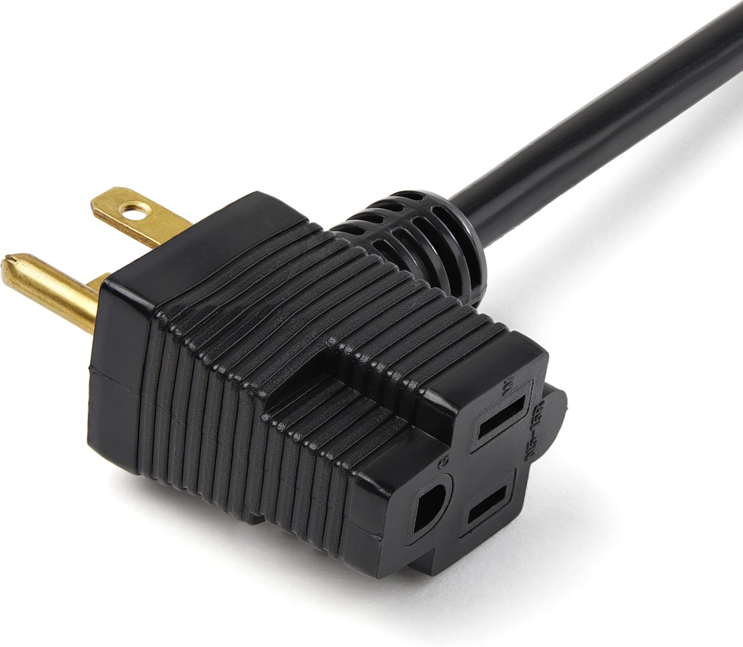 3ft (1m) Piggyback Power Extension Cord NEMA