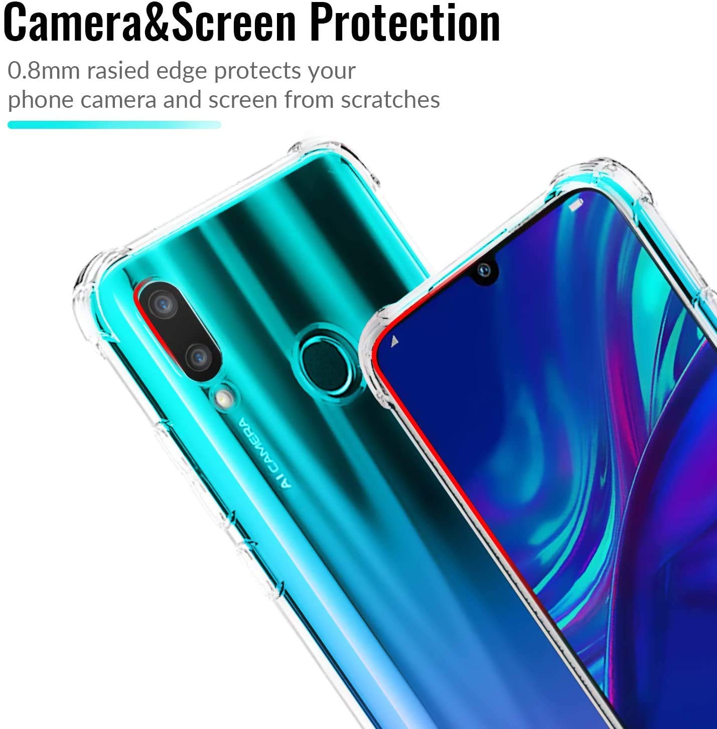 Custodia Morbida Gel Silicone Per HUAWEI P Smart FIG-LX1 E ENJOY 7S – Cover Sottile Opaca