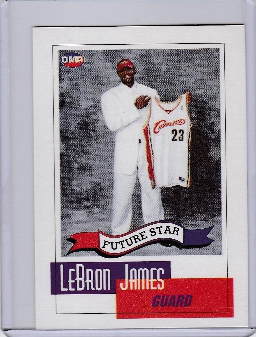 2003 LEBRON JAMES FUTURE STAR OMR ROOKIE CARD