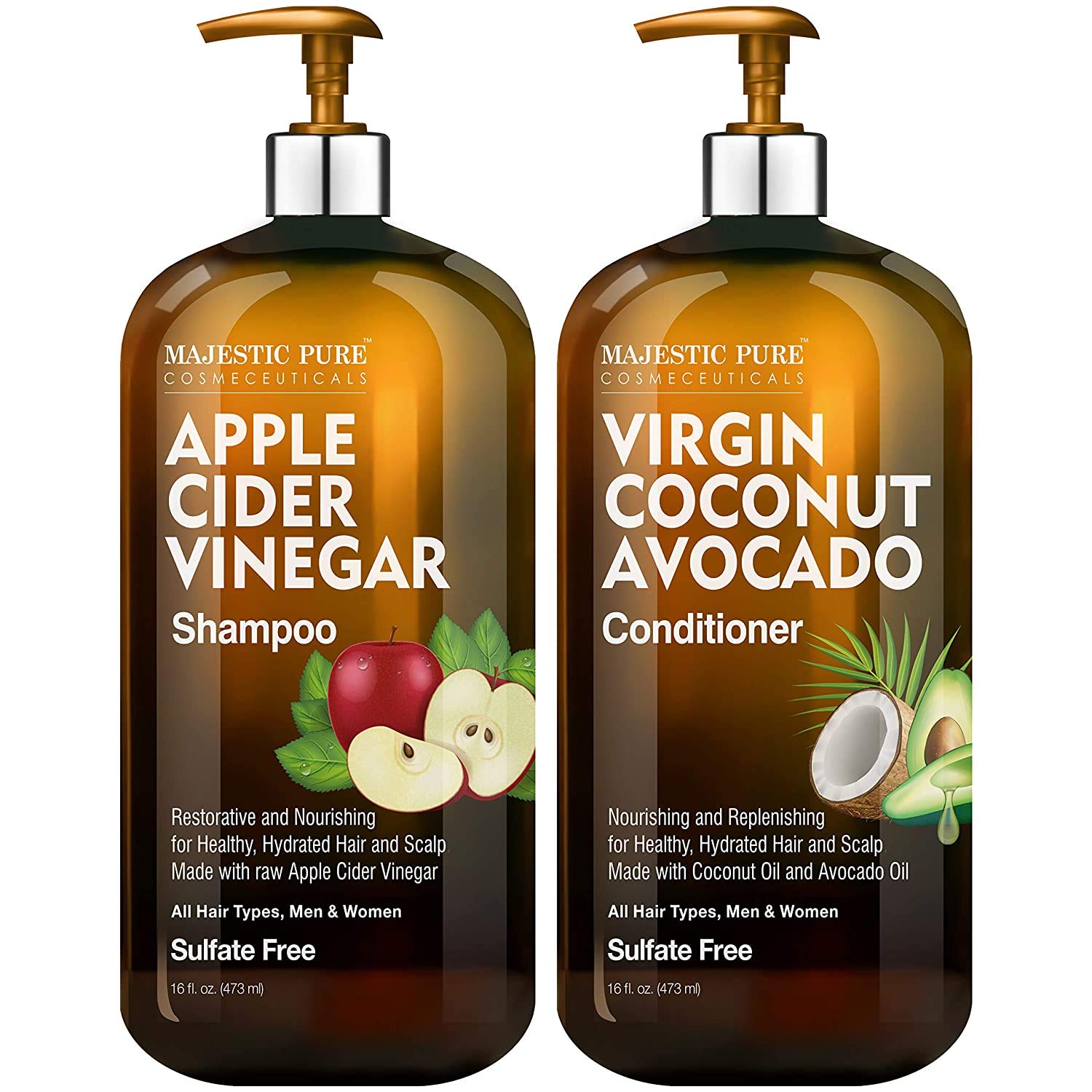 Amazon.com: Majestic Pure Apple Cider Vinegar Shampoo