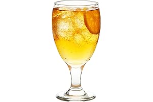 Libbey Classic Clear Glass Goblets - Ideal for Refreshing Iced Tea