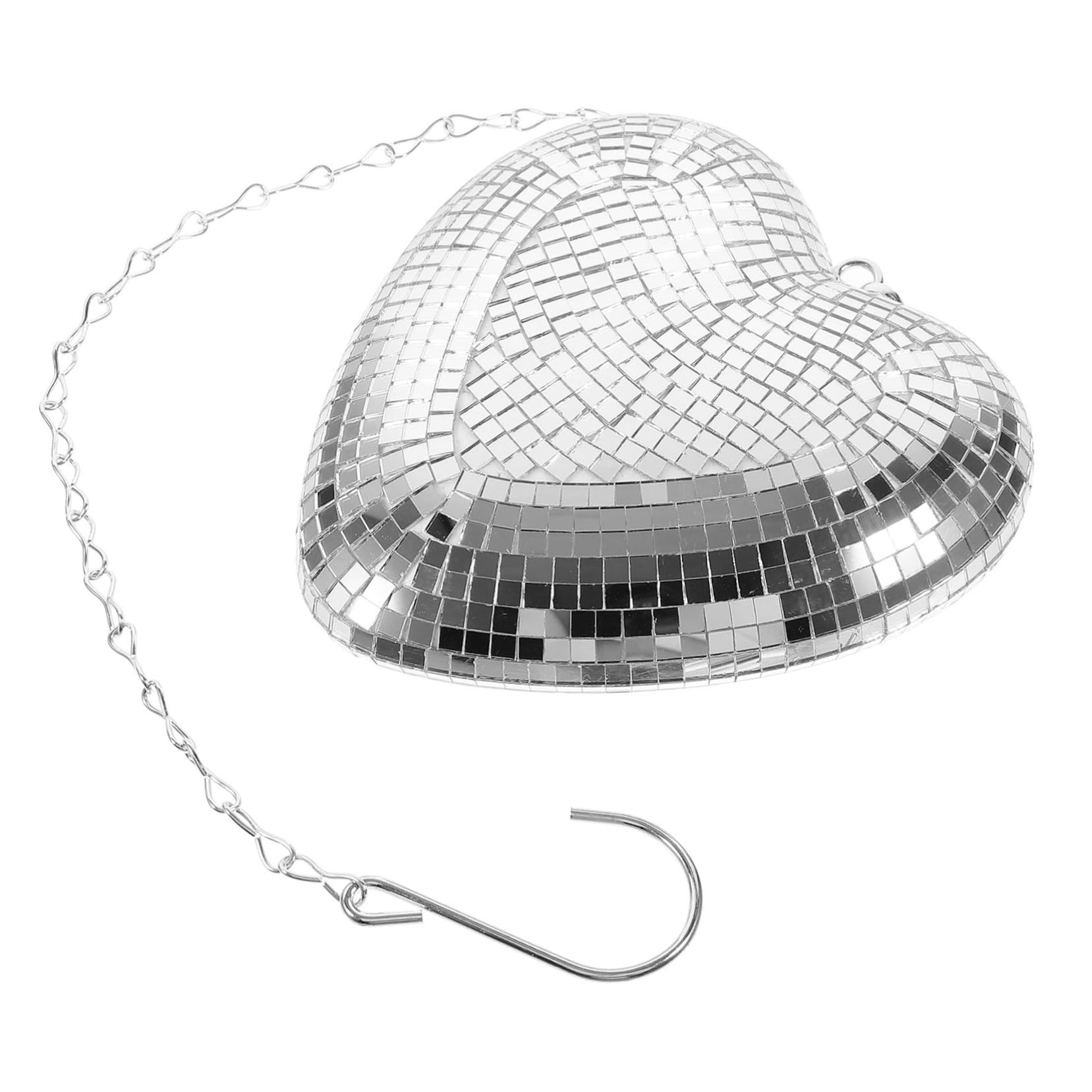 Unomor Disco Balls Heart Mirror Surface Ball Decorative Hanging Ball for Room Decor