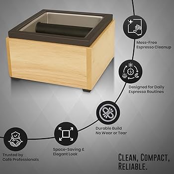 Amazon.com: Rattleware Stainless Maple Holder Knock Box - Perfect