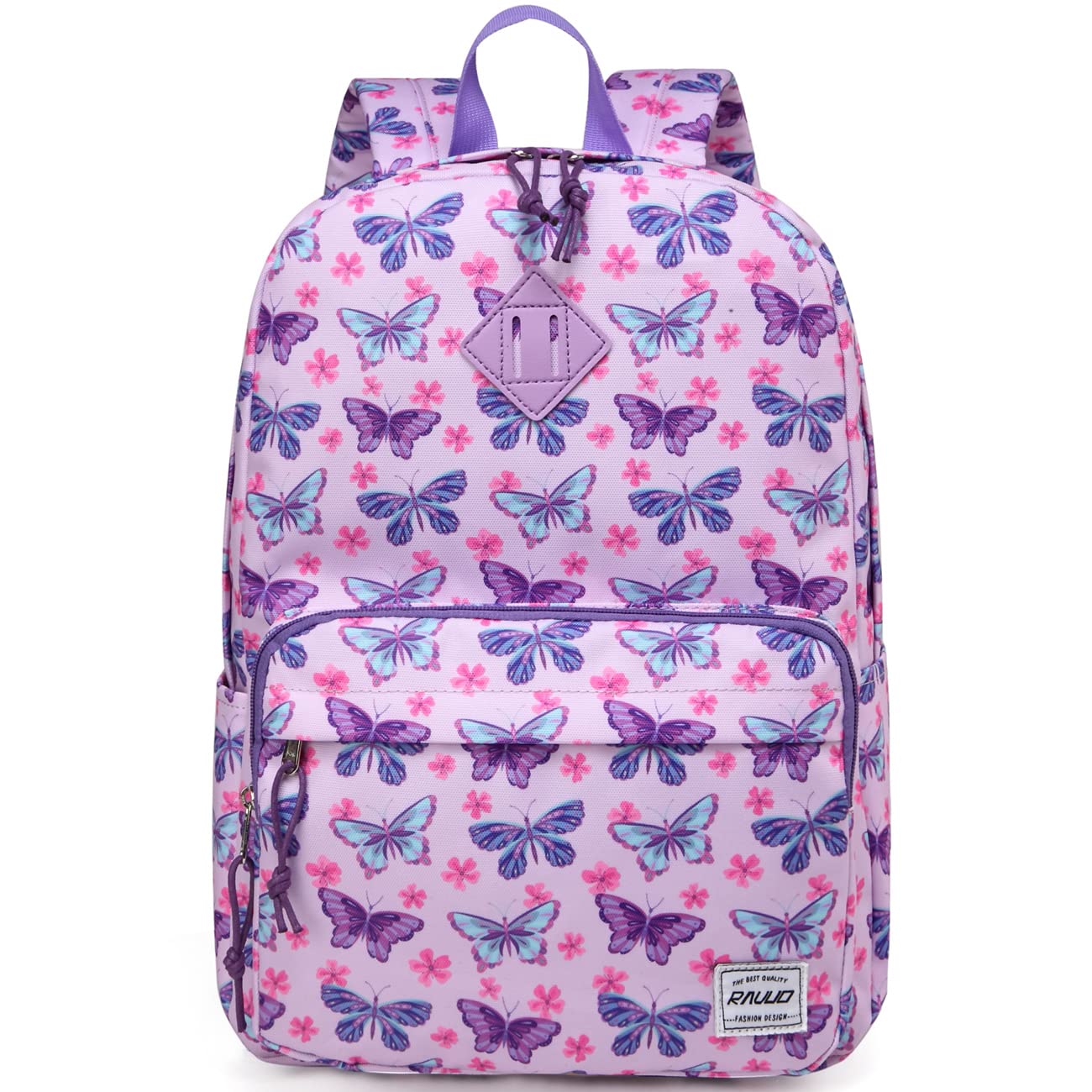 RAVUO Mochila Escolar Adolescente, Casual Mochila para Hombre y Mujer Impermeable Mochila Instituto Ligera Mochila para Universidad Viaje
