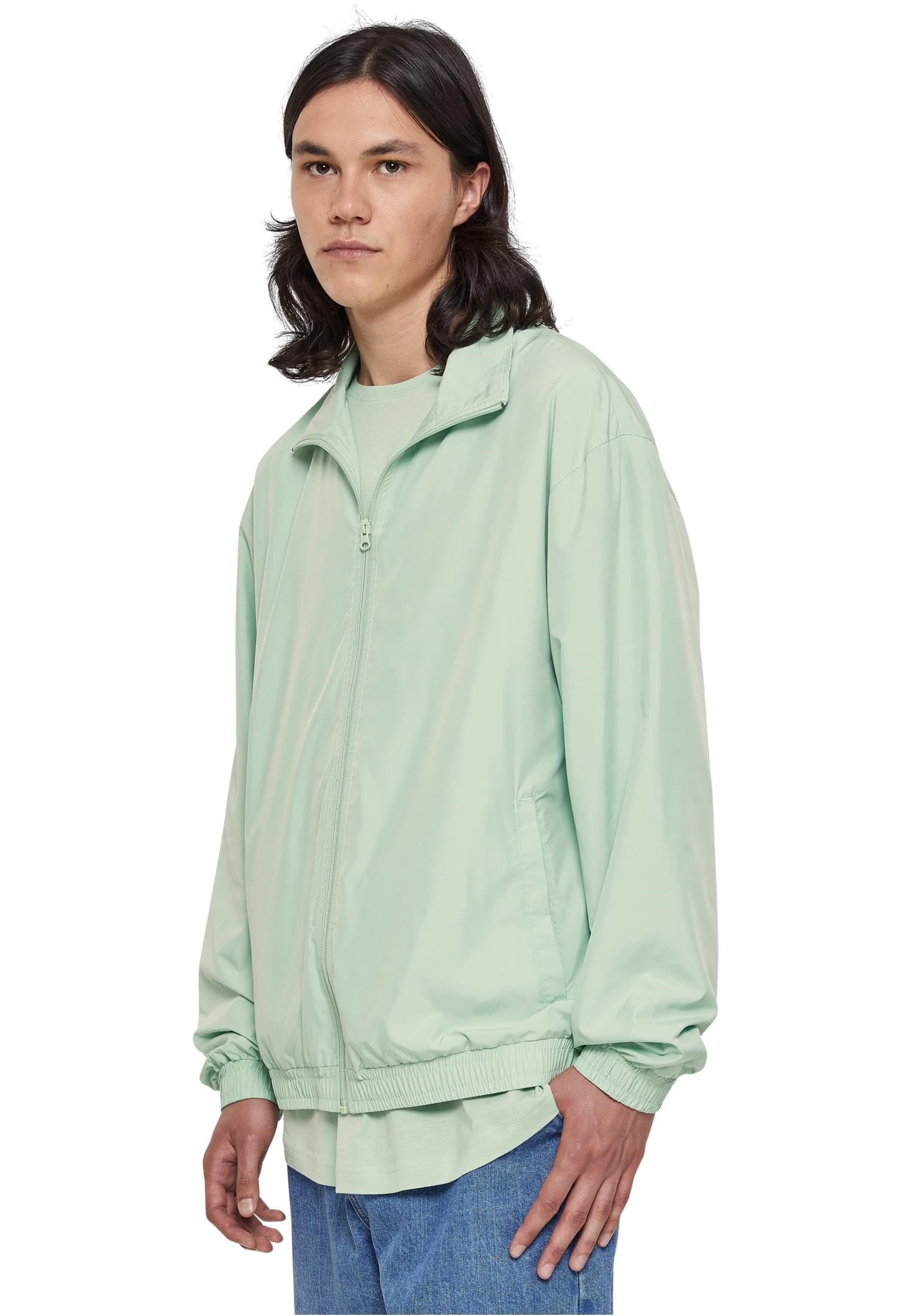 Chaqueta track jacket ancha de hombre Urban Classics de corte relajado 8