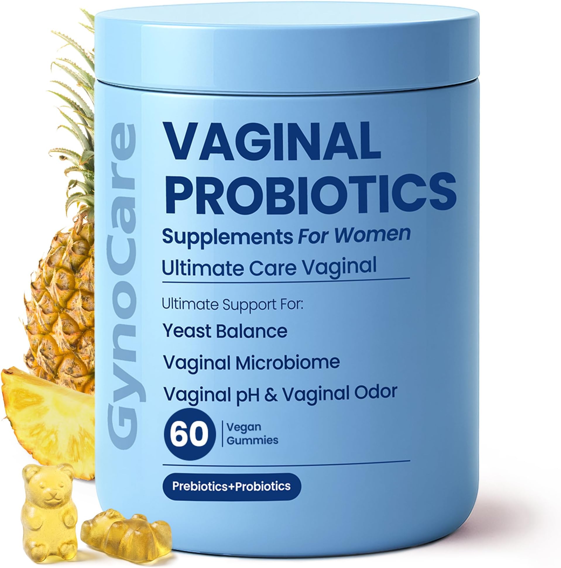 Vaginal Probiotic Gummies pH Balance for Women Vaginal Health & Odor