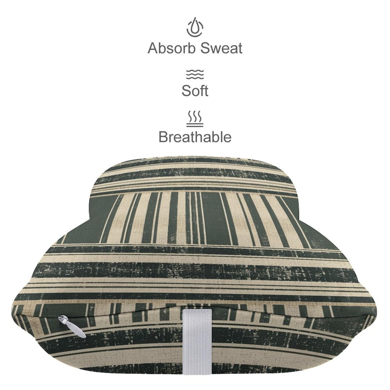 Almohada simple con patrón de rayas, núcleo de almohada de espuma viscoelástica, cojín, proporciona apoyo para el cuello, almohadas de coche para viajes y oficinas en casa.