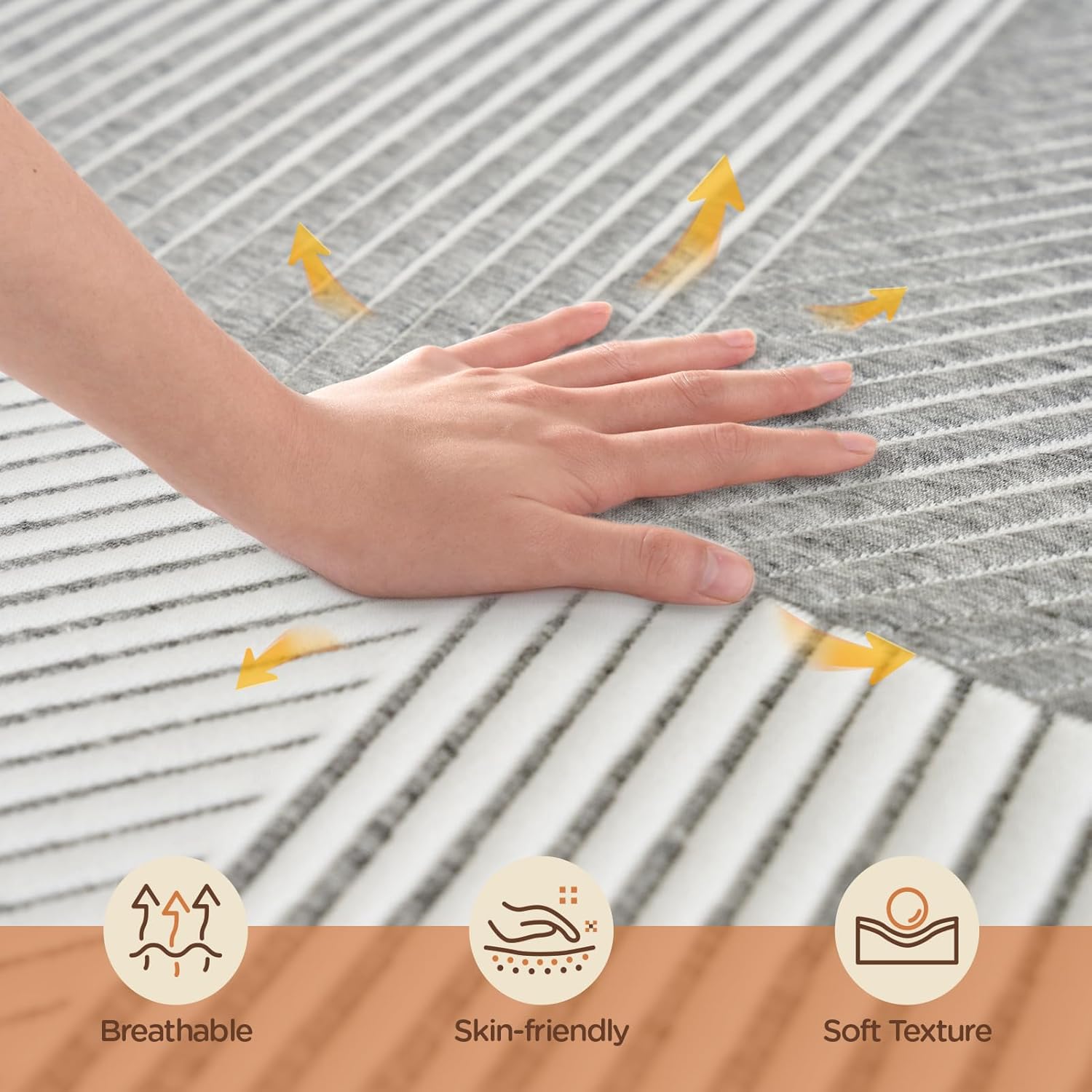 King Mattress, DIGLANT 14Inch Euro Top Hybrid Memory Foam Mattress with Pocket Springs, Soft Plush Feel King Size in Box, Pressure Relief & Motion Isolation, CertiPUR-US Certified, 76"*80"