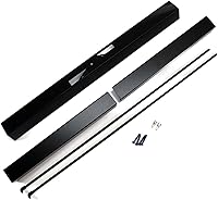 Vista 8 de Midwest Hearth Kit de barra y cenefa ajustable para pantallas de chispas de chimenea (bronce antiguo) fabricado en Estados Unidos