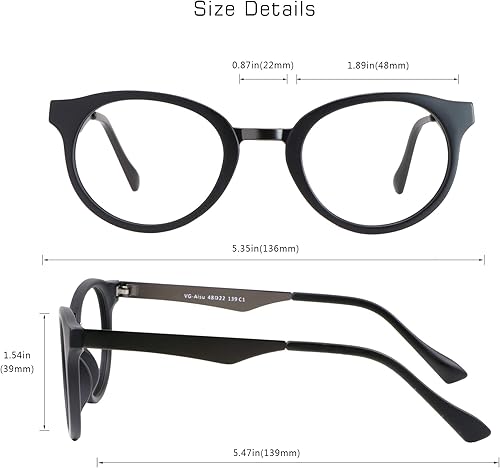 Miniatura 10 de Lentes de bloqueo de luz azul para mujereshombres, lentes de lectura para computadora con marco ovalado (tortuga, aumento de 1.50)