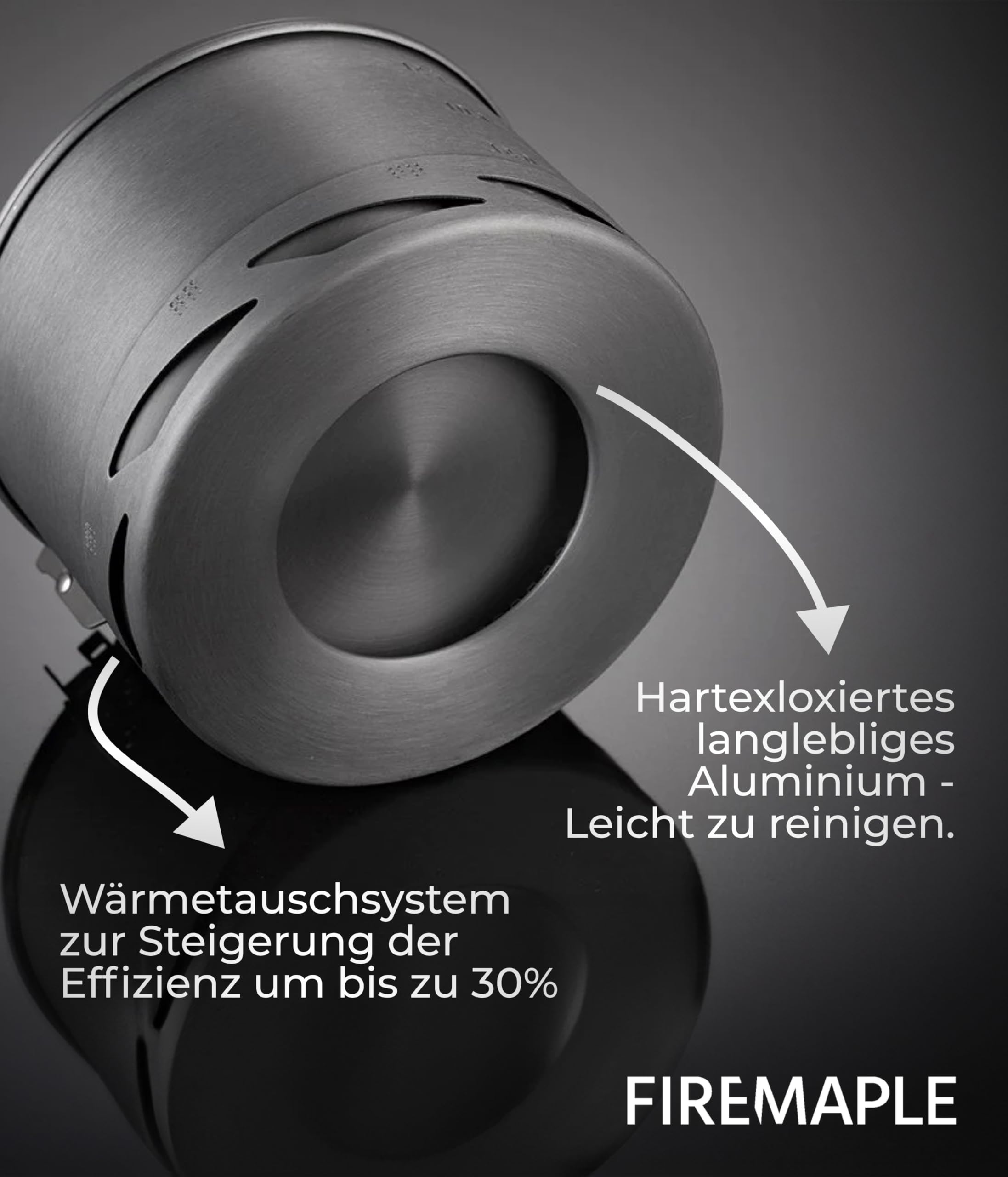 Pentola Da Campeggio Fire-Maple K2 - Alluminio Anodizzato 1,5L - Leggera Con Maniglia Pieghevole - Foto 9