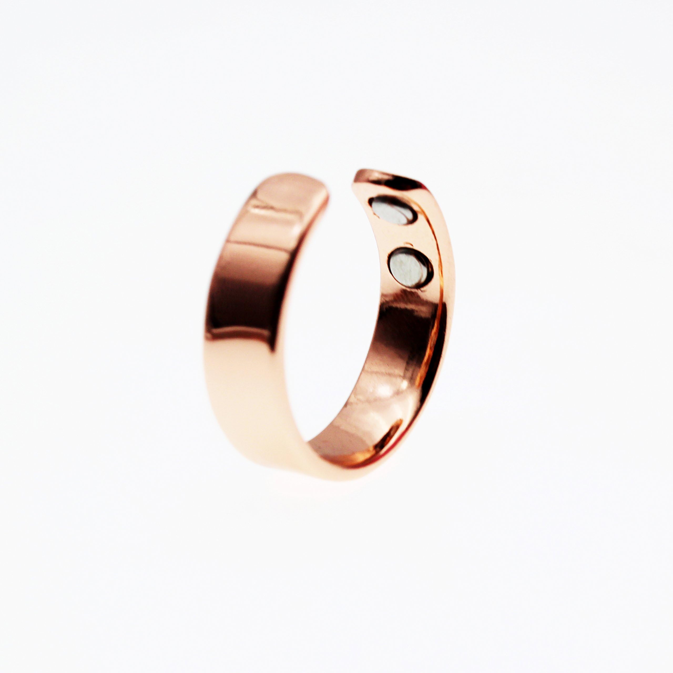 LONGRN-Magnetic Copper Ring Adjustable Size for Arthritis for Women
