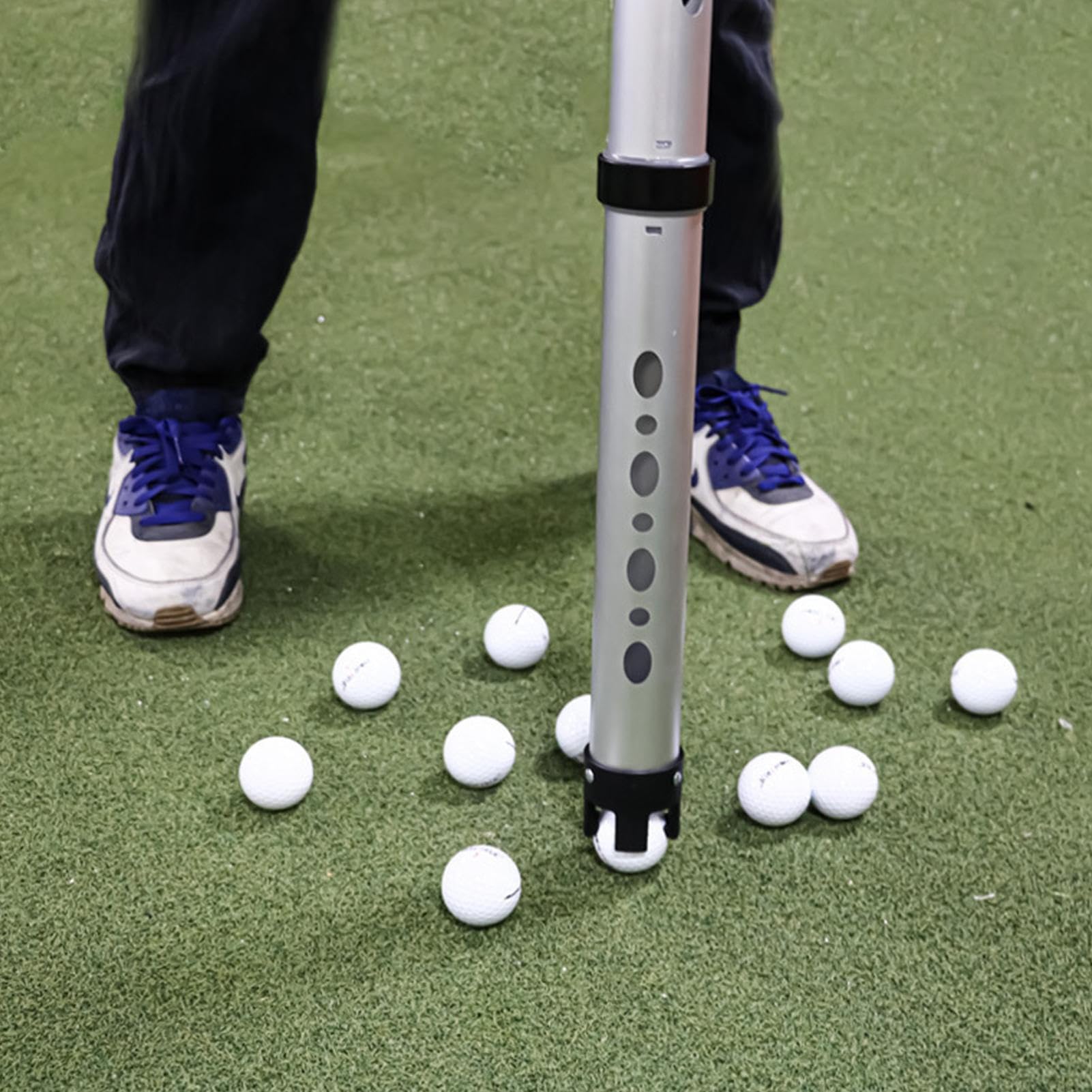 Retriever - Colector de pelotas de golf | Agarrador de pelotas de golf, ligero y compacto, accesorio para herramientas de golf, tubo de aluminio de tamaño estándar, herramienta para recoger pelotas de