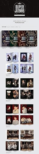Vista 2 de SM Ent. Super Junior - The Renaissance [The Renaissance Style Passionate ver.] (El décimo álbum) [Pre-Order] CD+Photobook+Póster plegado+Otros