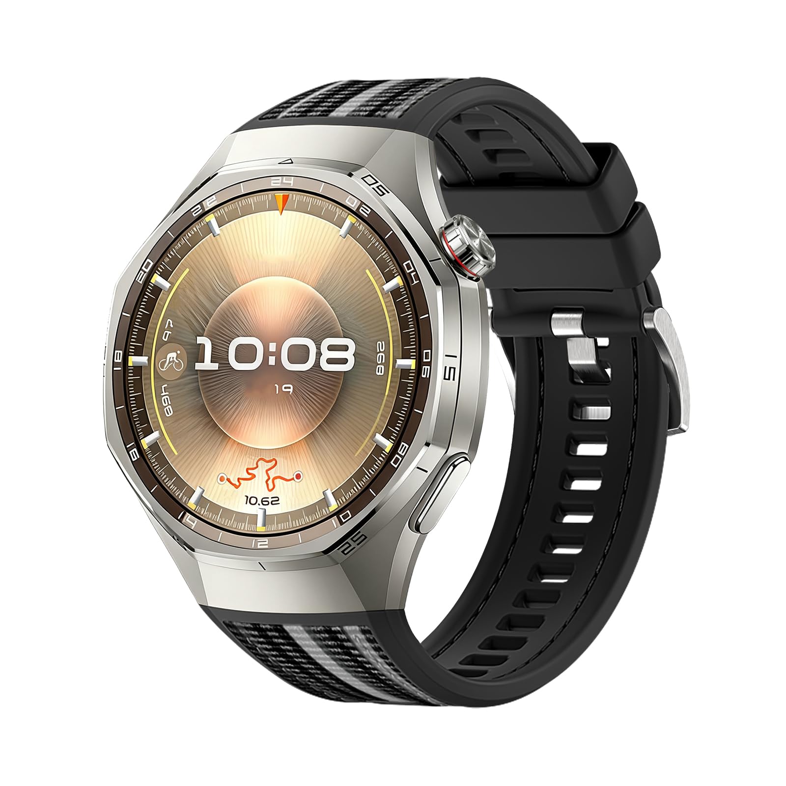 XMUXI Compatible with Huawei Watch GT 6 Pro 46mm Strap Weaving No Gaps Nylon with Silicone Replacement Band for GT6 Pro Straps-image-43