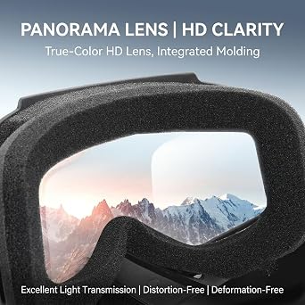 Detachable Full Face Goggle Mask,Anti-Fog Grass Cutting Mask with HD Lenses,Windproof & Dustproof Safety Goggles