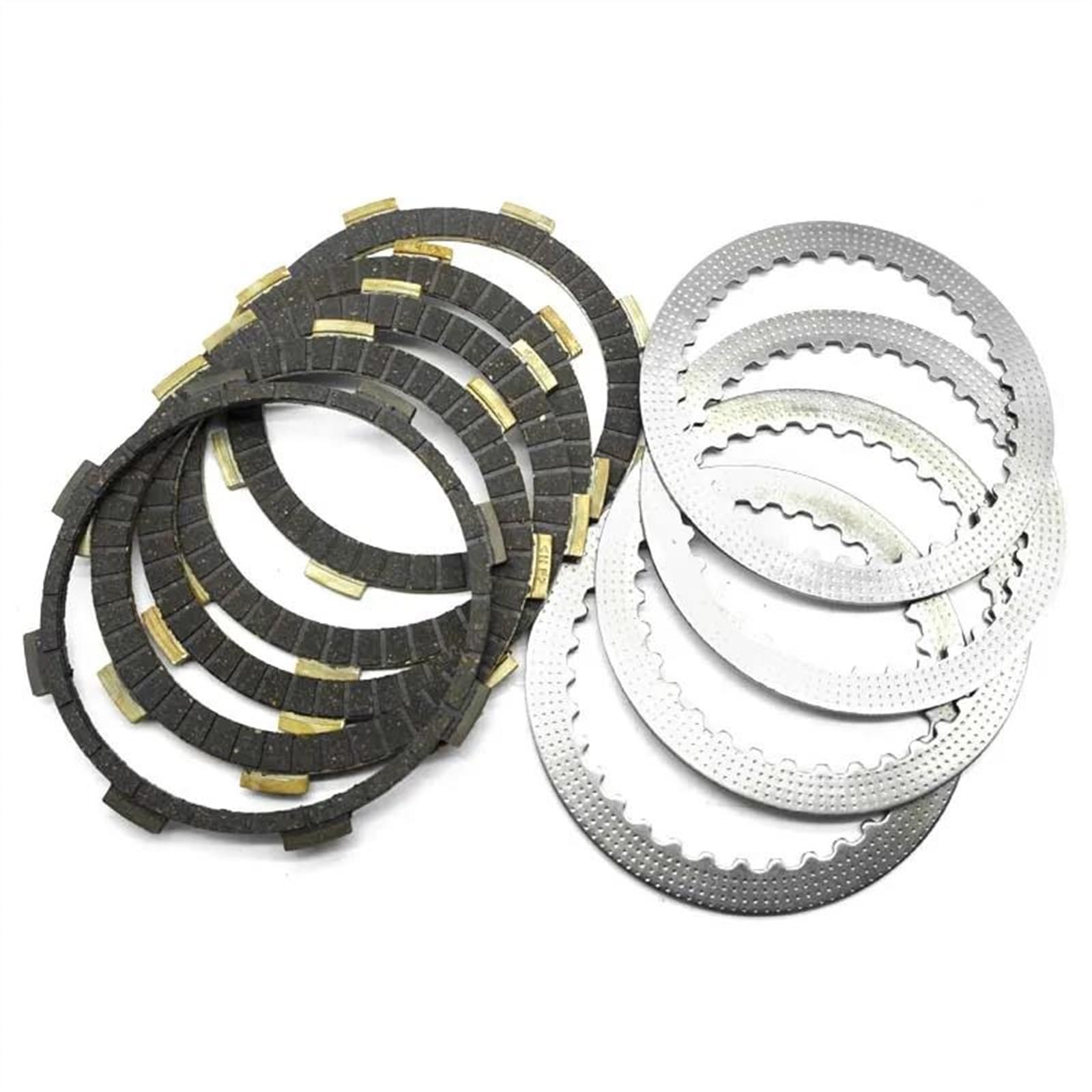 Motocicletas Accesorios Para HONDA CBR125R JC34 JC39 JC50 2004-2013 2014 2015 2016 Cbr 125 R Kit De Placa De Acero De Embrague Piezas Separador De Disco De Fricción De Motor Motocicleta(Silver Gray)