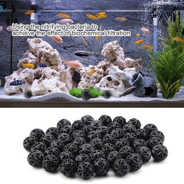 Foto 2 de 8 de EVTSCAN Canister Filter Bio-Balls, 50 Piezas de Filtro Bio poroso