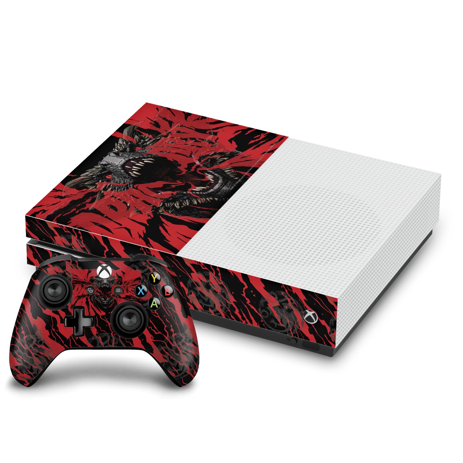 Head Case Designs Licenza Ufficiale HBO Game of Thrones Dracarys Sigilli E Grafica Vinile Sticker Gaming Pelle Adesivo Compatibile con Xbox One S Console And Controller Bundle