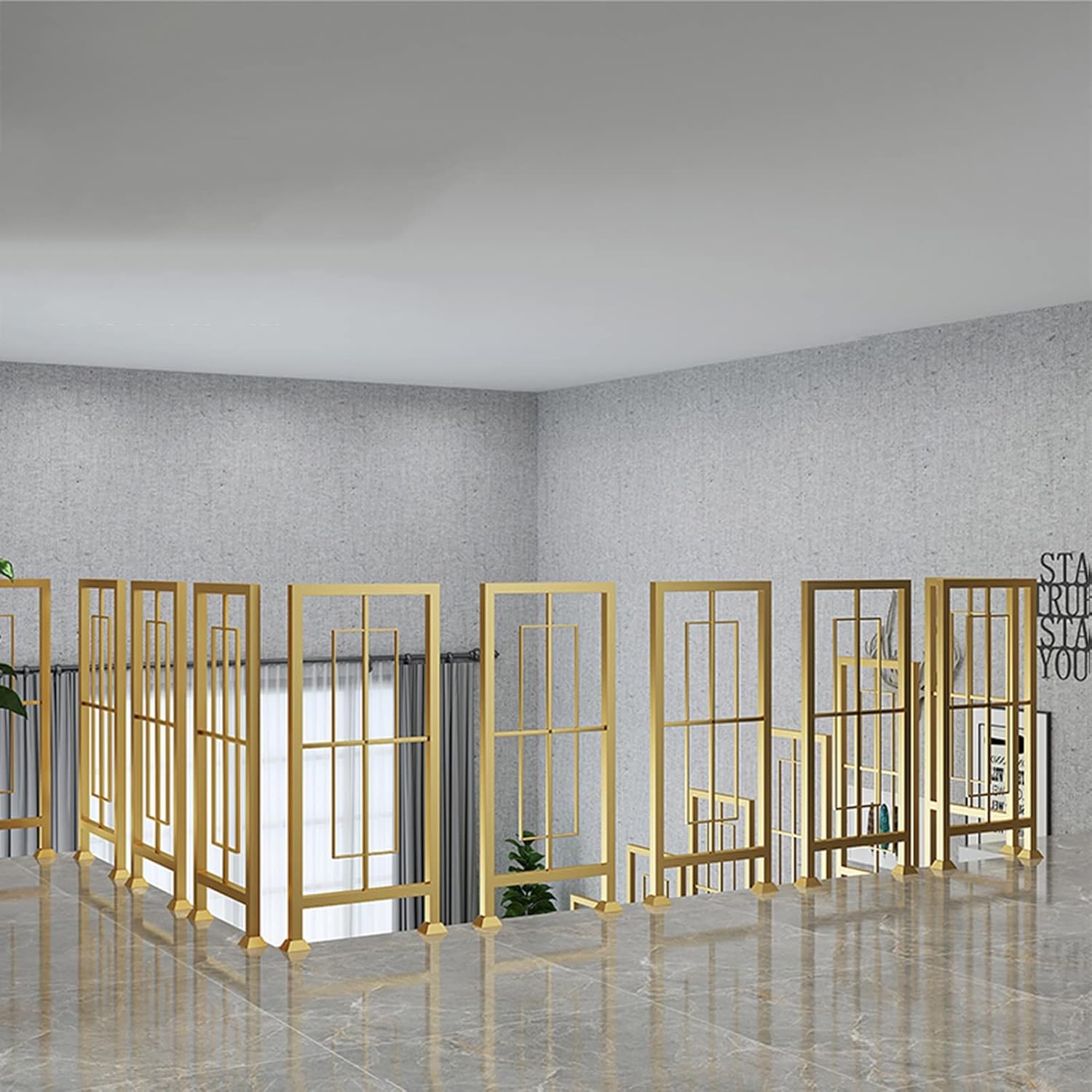 Modern Metal Stair Balusters Railing Kit - Stylish Indoor/Outdoor Design for Homes, Hotels, Villas, Attics, Decks & Balconies - Durable, Easy Installation