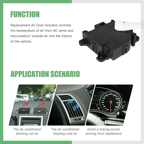 Vista 249 de SCITOO Reemplazo de actuador de puerta de mezcla de calentador HVAC para Ford F-150 2004-2008, para Ford para Lobo 2004-2008, para Lincoln para Mark