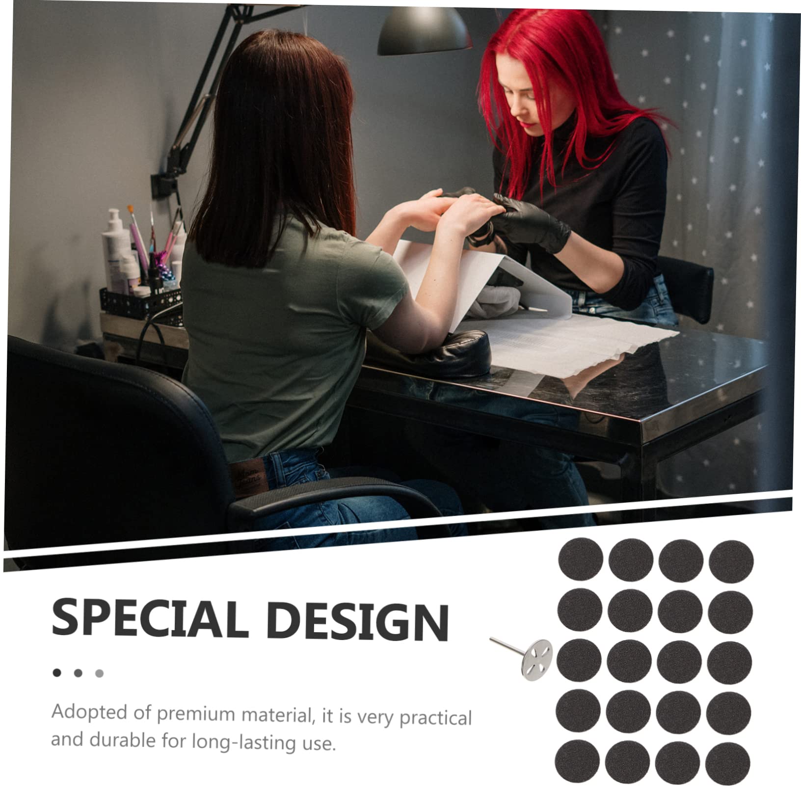 POPETPOP 4sets Dischi Abrasivi Per Manicure e Pedicure Accessori Elettrici Per Levigatura Unghie Con Dischi Mandrino Facile Installazione e Alta Affidabilità