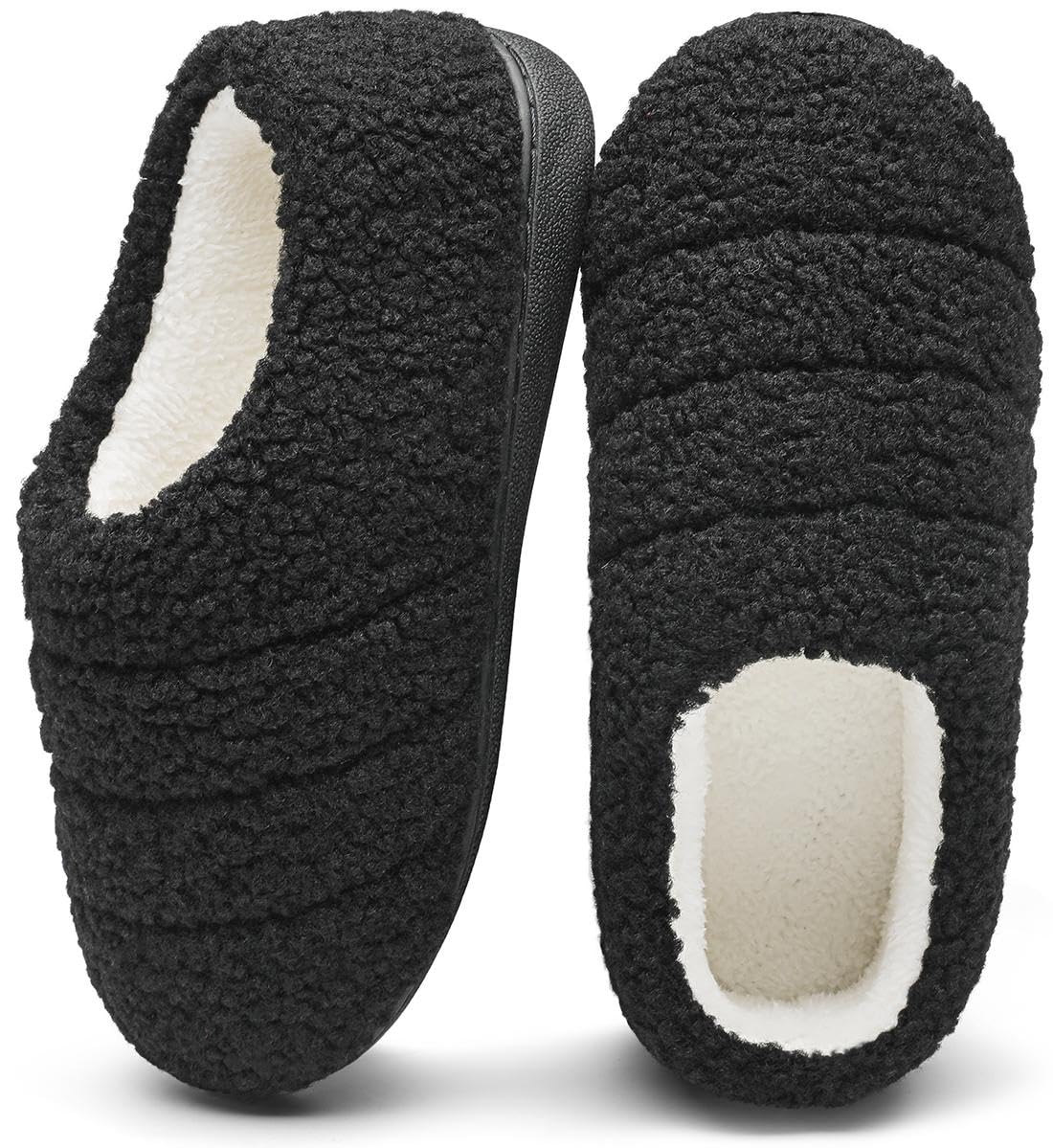 Mishansha Pantofole Inverno Calde in Memory Foam Ciabatte da Casa Comode Antiscivolo, Unisex-Adulto