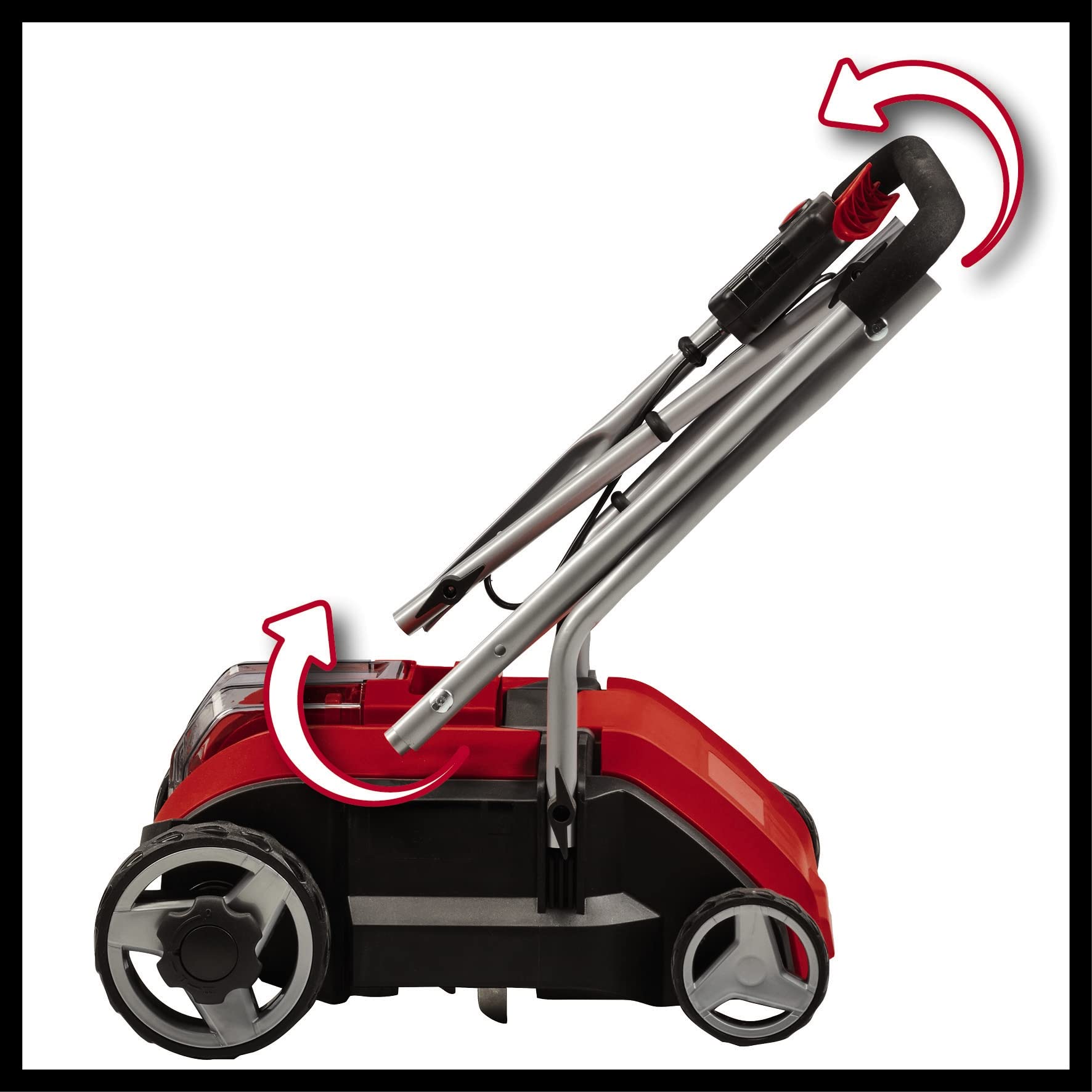 Einhell Wertykulator akumulatorowy GC-SC 18/28 Li-Solo Power X-Change (Li-Ion, 18 V, bezszczotkowy silnik elekt., wałek nożowy 28 cm, 3-stopniowa regulacja głęb. roboczej bez akumulatora i ładowarki)