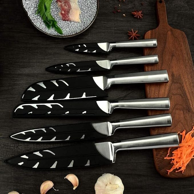 Set Cuchillos Cocina 6 Piezas Acero Inoxidable miniatura 3