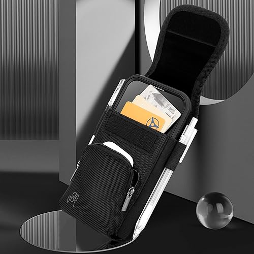 Miniatura 9 de Perilogics Funda de nailon para teléfono celular compatible con iPhone 17 Pro Max, 16 Pro Max, 16 Plus, 15 Pro Max, 15 Plus, 14 Pro Max con funda